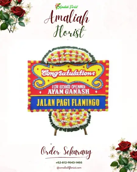 Sewa Papan Bunga Linduk